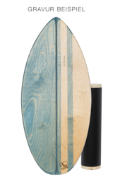 Aquana Shorty Balance Board + Solid Wood Roller