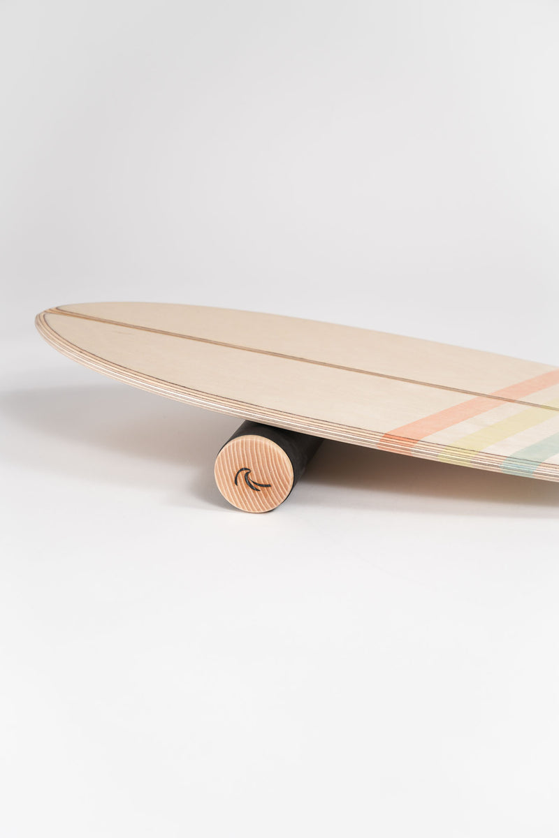 Kids Balance Board Anuenue + Solid Wood Roller