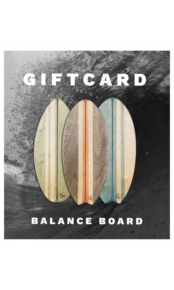Balance board gift certificate