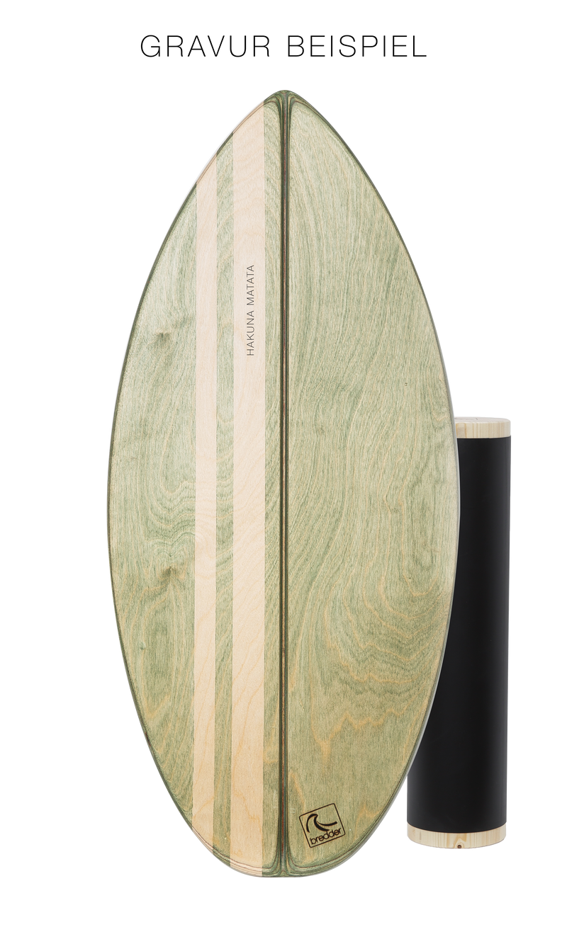 Mundaka Shorty Balance Board + Solid Wood Roller