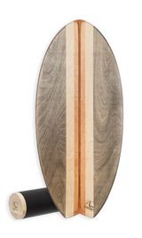 Pualani Fisch Balance Board + Vollholzrolle