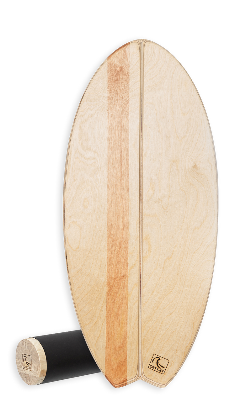Shaka Fisch Balance Board + Solid Wood Roller