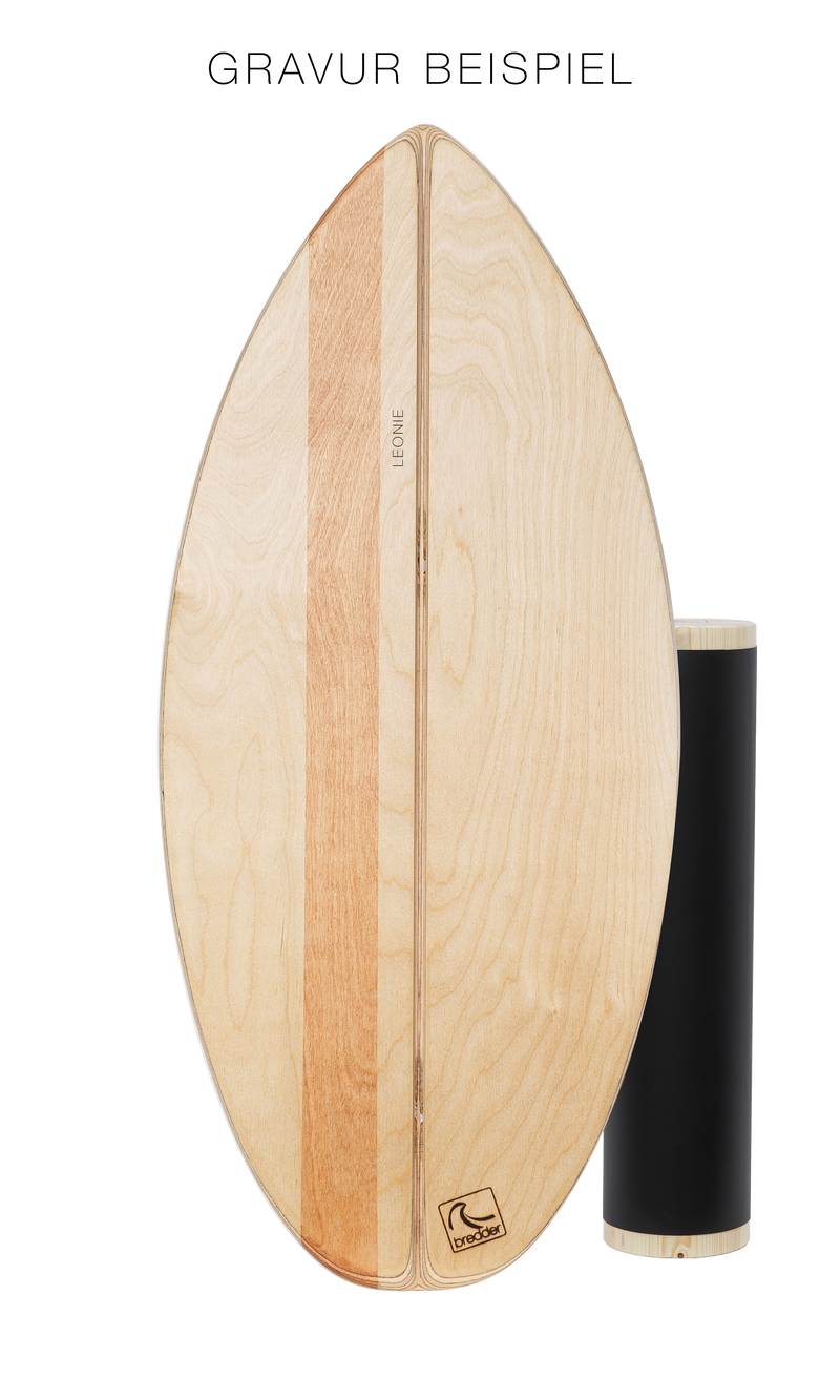 Shaka Shorty Balance Board + Solid Wood Roller